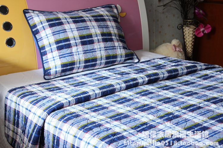 Continental đơn giản bông bông bông ba mảnh giường đôi cho trẻ em bao gồm các sản phẩm Mediterranean bộ là không khí lạnh - Trải giường ga giường 1m2x2m