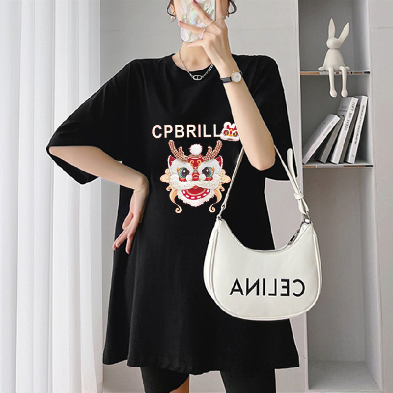 Black Maternity Wear Pure Cotton T-Shirt Women's Short-Sleeved Summer Loose Breathable Comfortable Casual Bottoming Shirt Does Not Show Pregnancy Top Black Maternity Wear Pure Cotton T-Shirt Women's Short-Sleeved Summer Loose Breathable Comfortable Casual Bottoming Shirt Does Not Show Pregnancy Top