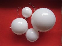 3cm to 60cm White Christmas ball Mirror ball color ball window hotel party scene decoration