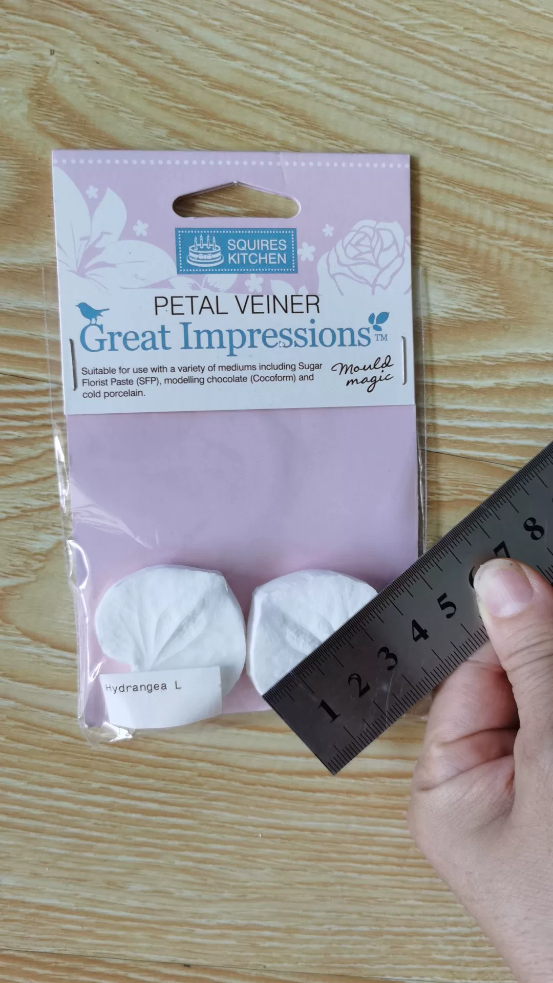Qingcang UK импортированная Squires Kitchen Flond Sugar, Clamp Pattern платформенная двусторонняя модель