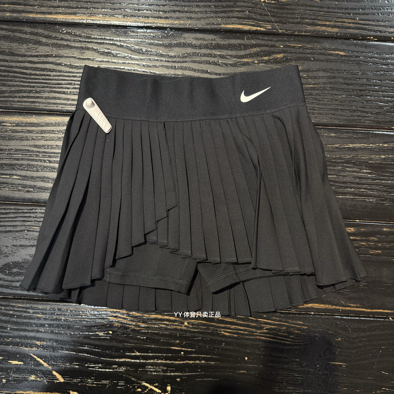 Nike Women's 2024 Summer New Quick-Drying Sports Pleated Tennis Training Skirt Dr6850-010 Nike Women's 2024 Summer New Quick-Drying Sports Pleated Tennis Training Skirt Dr6850-010