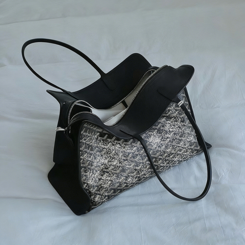 Export Trade! Large-Capacity Computer Bag with Geometric Graffiti, Hardy Tote Bag, Computer Bag, Handbag, Shoulder Bag