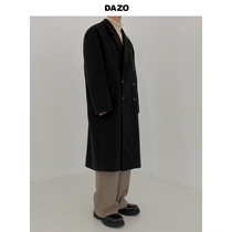 DAZO autumn winter thickened with a long fur coat male Korean wind clothes over kneecap jacket Zi Trend Handsome