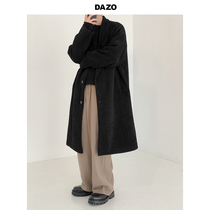 DAZO High quality texture fur The big coat mens mid-autumn winter thickened loose 100 hitch coat of stock