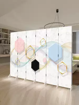 Screen partition wall folding mobile living room modern simple office porch bedroom shelter home decoration folding screen