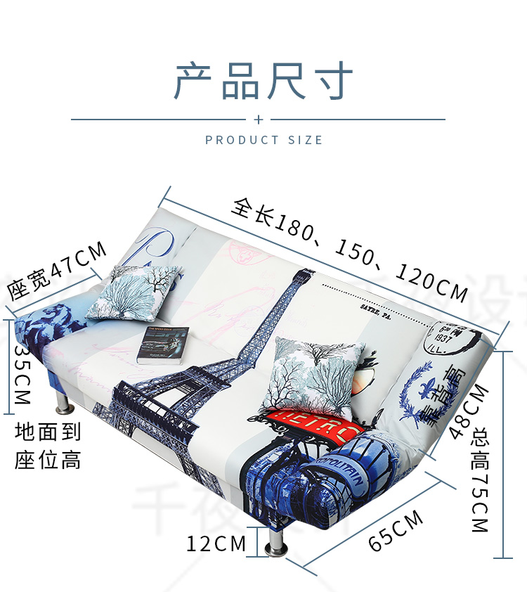 Gấp giường sofa căn hộ nhỏ cho thuê đa chức năng beanbag nhỏ ba đơn giản đôi nền kinh tế kép - Ghế sô pha ghế sopha giá rẻ