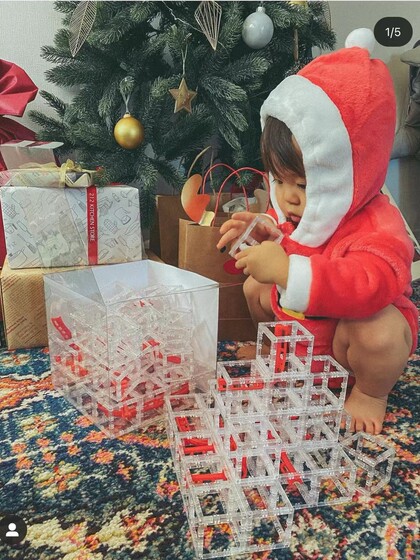 外单designnest磁性拼搭积木滚珠轨道益智游戏stem构建桌游玩具