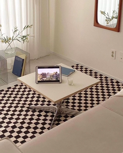 Dream Home Korea Wind Round Принесите Big Rust Steel Blog Blog Middle -Best Middle -Apot Design Small Unit Coffee