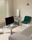 Dream Home Korea Wind Round Принесите Big Rust Steel Blog Blog Middle -Best Middle -Apot Design Small Unit Coffee