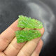 Sihai Jade Ice Green Hollow Malay Jade Phoenix Pendant Phoenix Pendant Jade Pendant