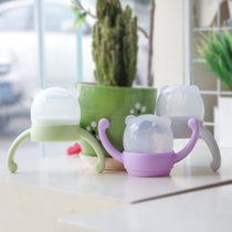 With bebear handle bottle lid wide mouth diameter high temperature resistant milk bottle accessories with bebottle handle bottle lid