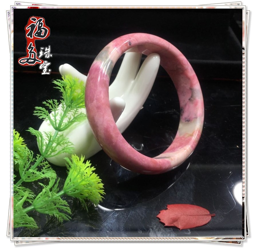 Trang sức Fuduo Rose Wisdom Bracelet Pakistan Nhập khẩu Vòng đeo tay hoa hồng rộng Phiên bản lốp hẹp Vòng đeo tay làm đẹp - Vòng đeo tay Cuff vòng phong thủy