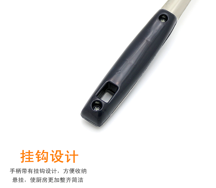 Thép không gỉ dày từ tính thìa dài tay cầm chống vảy không dính chảo chiên xào chảo chiên chảo nấu ăn dụng cụ nhà bếp chảo xào