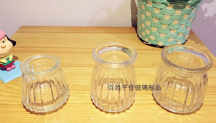 Pudding chai thủy tinh pudding cốc sữa chua chai thủy tinh khuôn nướng có nắp nhiệt độ cao trôi chai mong muốn chai - Tự làm khuôn nướng khay làm kem