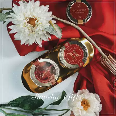 Jujube, longan, wolfberry flower tea, small pot tea, fresh Hi tea, My family has Hi forest health tea with hand gift hi candy box