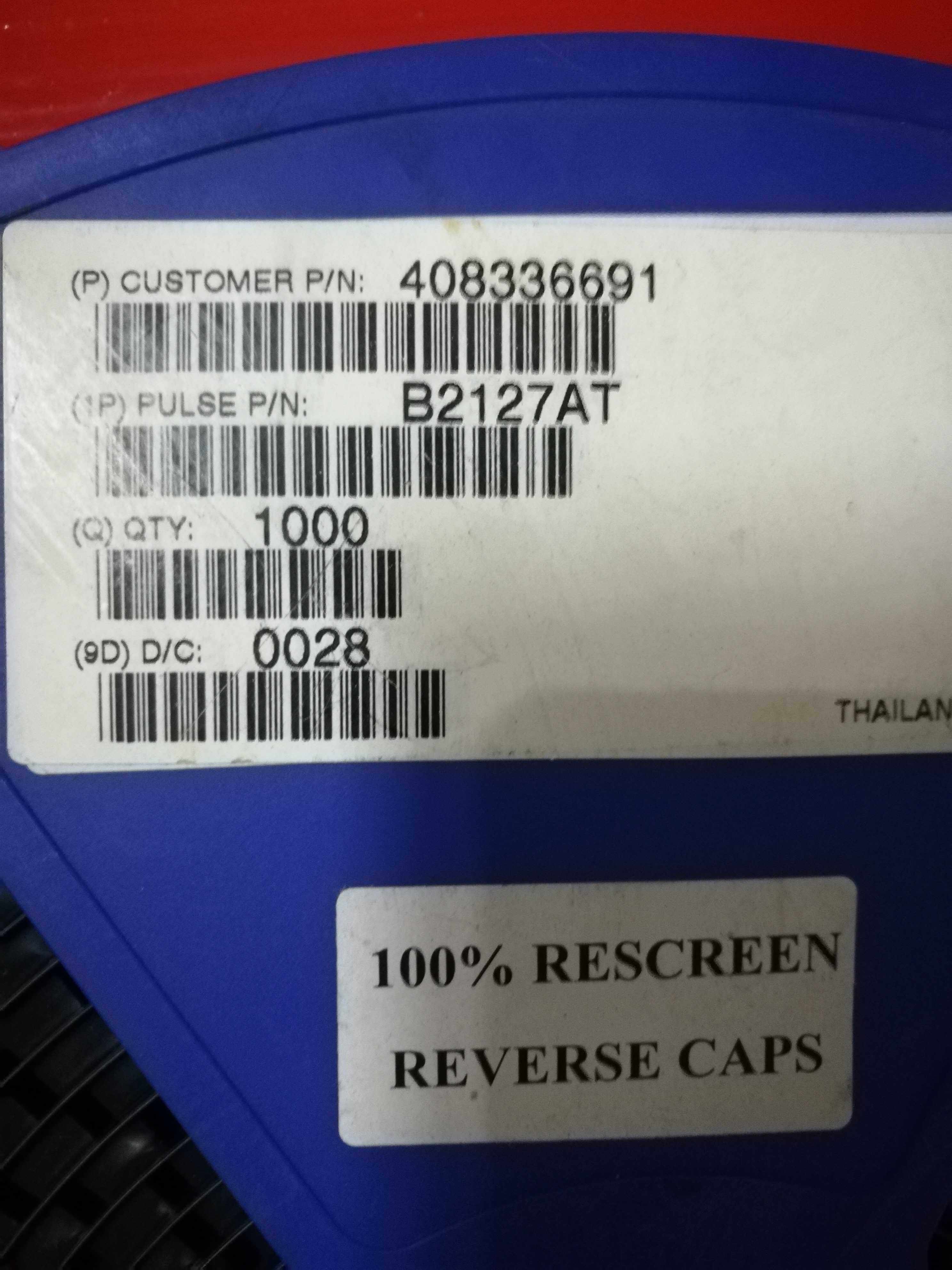 B2127AT online version printed B2127A Frequency of consideration Wave inductance brand new original one for sale