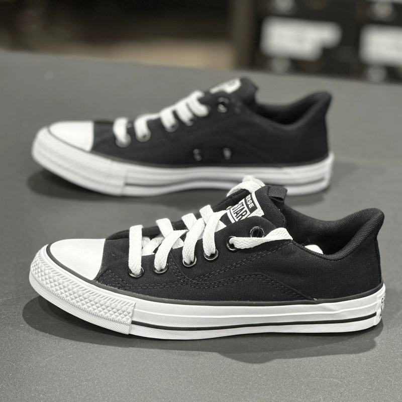 Converse Allstar Classic Black Men's and Women's Low-Top Canvas Shoes Casual Sneakers A01705C