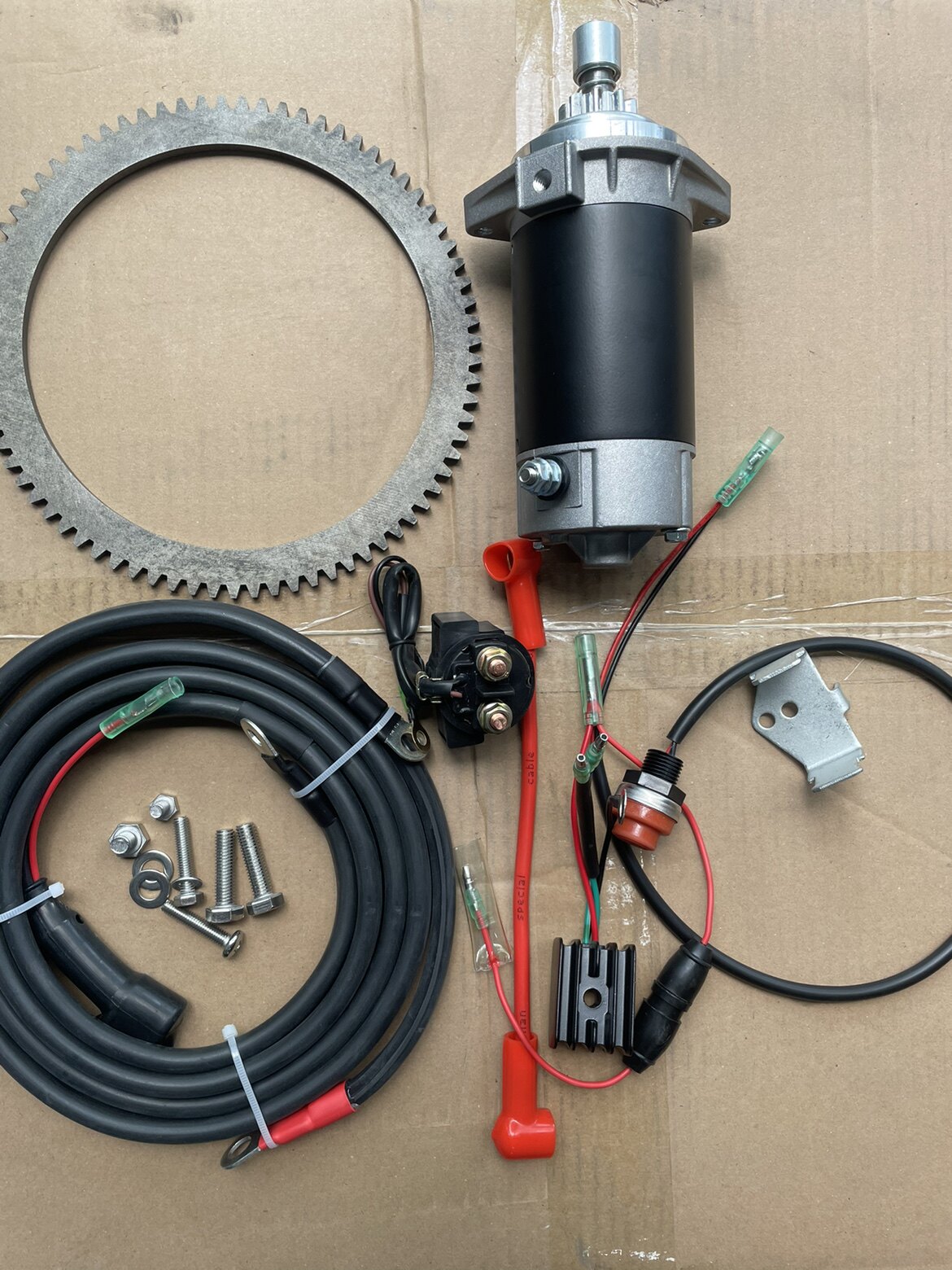 Mercury East Ship Outer Machine 2 - rings 4 - 1 - 15 30 40 50 60 60 70 hp power to start electric fire