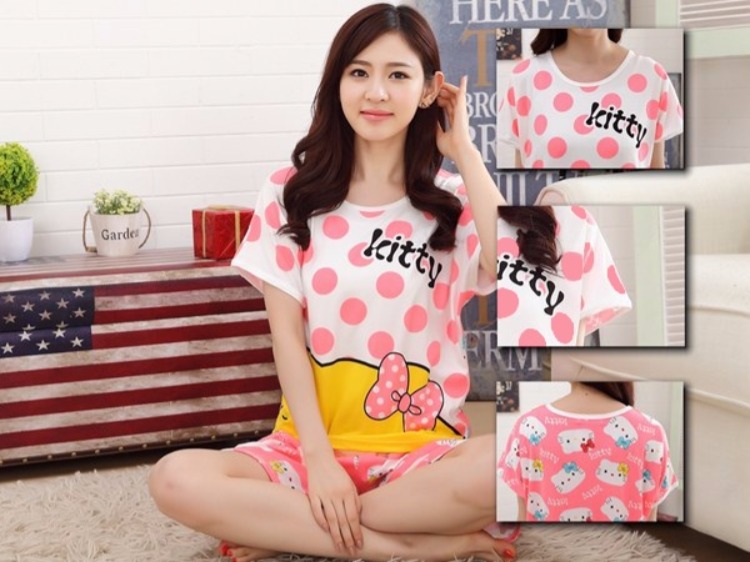 Bộ đồ ngủ dài tay mùa xuân và mùa thu cho phụ nữ cực lớn chất béo mm cộng với phân bón XL Bộ đồ ngủ dài tay 200 kg phù hợp với phụ nữ các kiểu đồ bộ mặc ở nhà đẹp