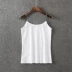 Camisole nữ mùa xuân và mùa hè hoang dã dây đeo nhỏ Phiên bản Hàn Quốc của tự mặc ngoài màu đen mặc áo sơ mi bó sát đáy áo sơ mi dây nhỏ