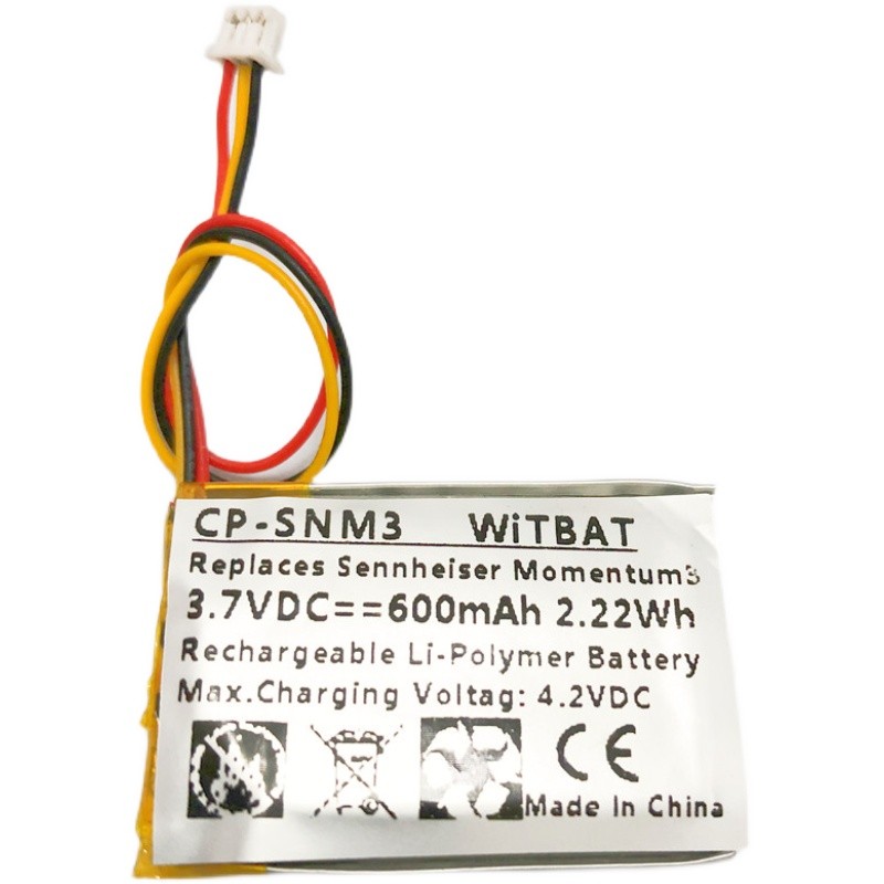Apply to Senheisel Momentum 3 Wireless True Wireless2 Bluetooth headset battery