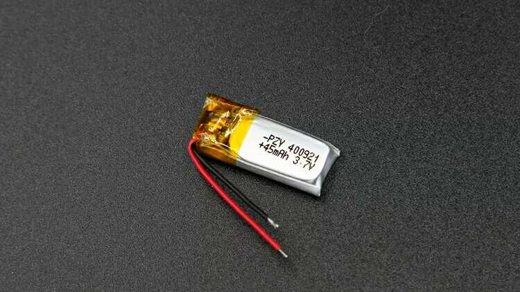 400921 Polymer lithium-ion battery 3 7v bluetooth headset micro charging built-in battery 45mAh