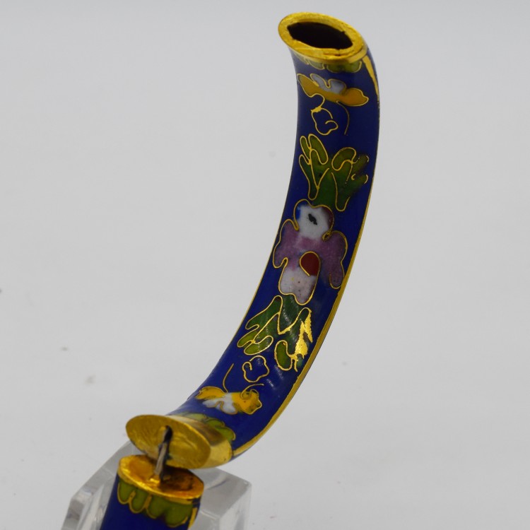 Vòng tay cloisonne đích thực lốp đồng copper lụa 珐 80 hàng tồn kho cũ hàng vòng tay trang sức gió quốc gia - Vòng đeo tay Cuff vòng cuff bạc