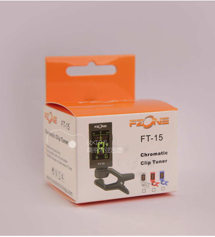 Тюнер 伏荣fzone ft-15 校音器 吉他调音器 尤克里里 小提琴 乐器配件