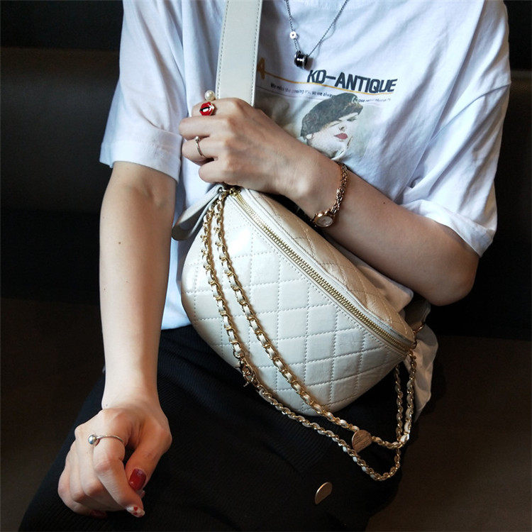 French light extravaganza Carring Koko ~ multipurpose bag Genuine Leather Chest Bag Fashion Trampoline Bag 100 Purse Strings