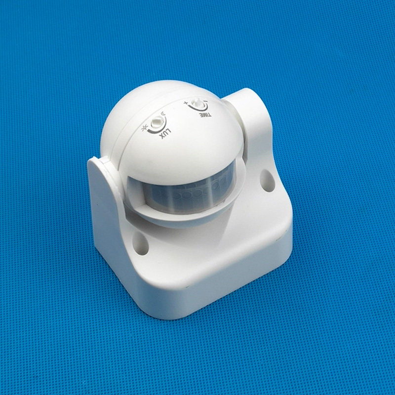 High power outdoor wall waterproof ceiling embedded E27 screw lamp head human infrared sensor switch