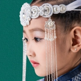 Детский аксессуар для волос, этнический браслет из бисера ручной работы с кисточками, цепочка, этнический стиль