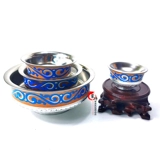 Монгольские тосты имитация серебряная чаша Внутренняя монголия этническая ручной работы молока чай чаша вино стеклянное напиток контейнер