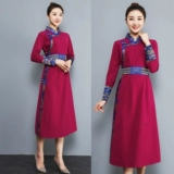 2021 Новая монгольская мангольская мангольская специальная одежда для жизни улучшает наряд для жизни монгольский рисунок