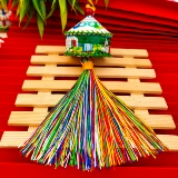 Этническая подвеска, упаковка ручной работы, сувенир, брелок, этнический стиль, подарок на день рождения