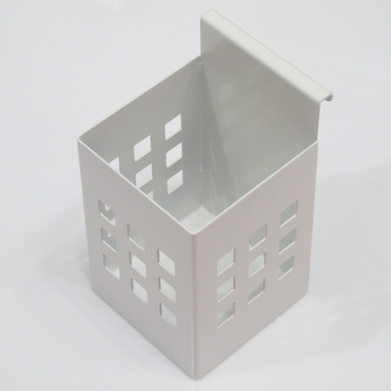 White hanging single pen holder screen partition Metal steel pendant screen office partition pendant pen holder