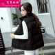 Mùa thu đông 2018 mới vest nữ ngắn ngắn ulzzang xuống cotton phù hợp với phiên bản Hàn Quốc của áo khoác học sinh hoang dã