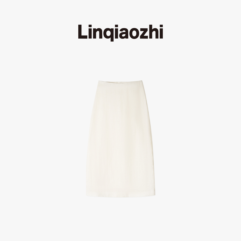 Lin Qiaozhi's New Summer Style Elegant Short Skirt, White Linen Skirt, Women's Elegant Skirt, Elegant Skirt Lin Qiaozhi's New Summer Style Elegant Short Skirt, White Linen Skirt, Women's Elegant Skirt, Elegant Skirt