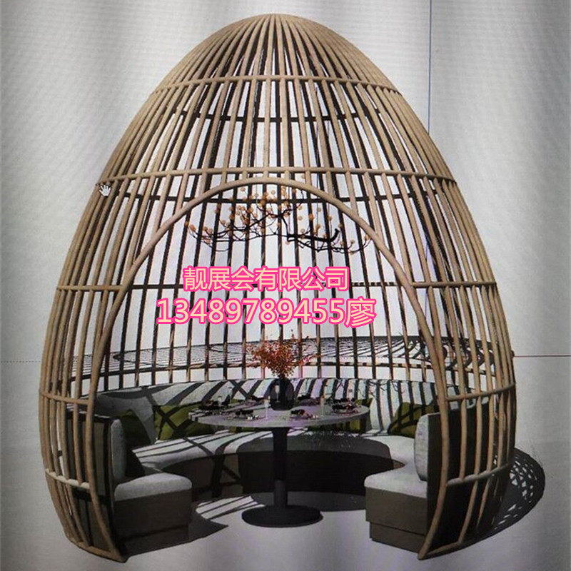 Iron Art Bird Cage Decoration Swing Trim Special Fire Pot Shop Dining Hall Outdoor Large Mega-Giant Bird Cage