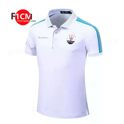 F1 racing suit T-shirt summer men's sports fashion brand leisure Martha Car Club 4s shop polo shirt