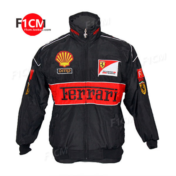 F1 racing clothing style personality wind cool wind and wind car friends ride full embroidery leisure long sleeve cotton suit