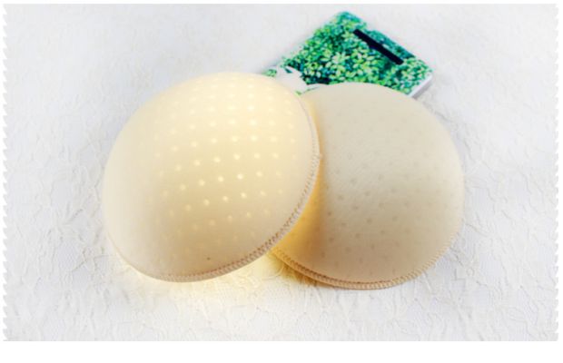 2 cặp cotton nửa giá cotton pad áo ngực đồ lót áo ngực chèn chèn quần áo yoga lỗ thông hơi dày và đầy đủ miếng mút đệm ngực