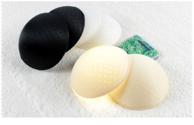 2 cặp cotton nửa giá cotton pad áo ngực đồ lót áo ngực chèn chèn quần áo yoga lỗ thông hơi dày và đầy đủ miếng mút đệm ngực