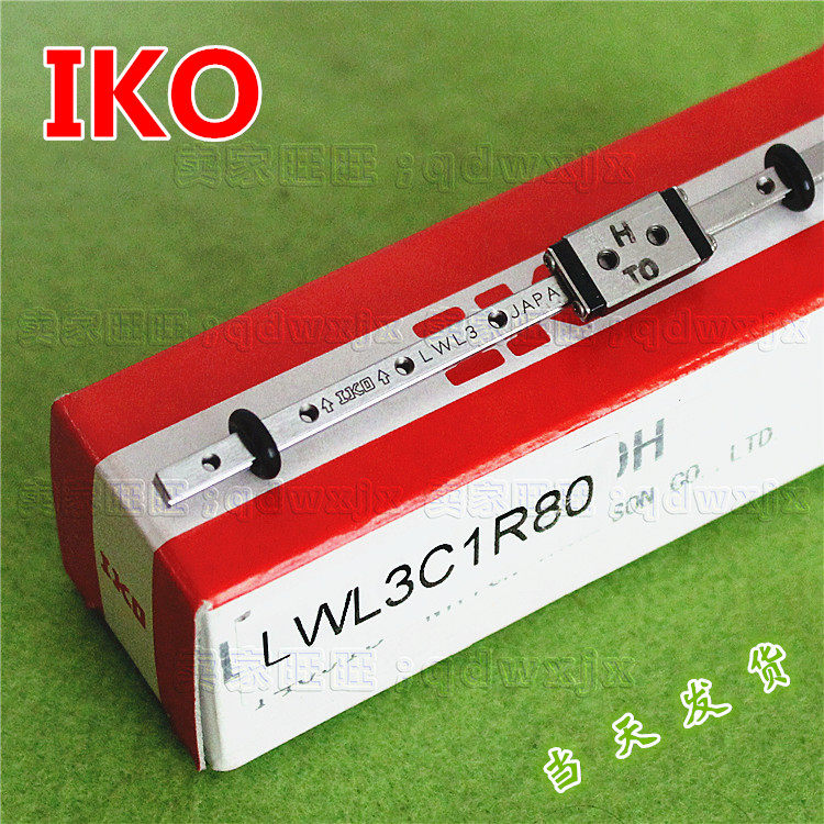 IKO slider LWL2 LWL3 LWLC3C1R30 ML5 ML3 stainless steel rail slider miniature rail