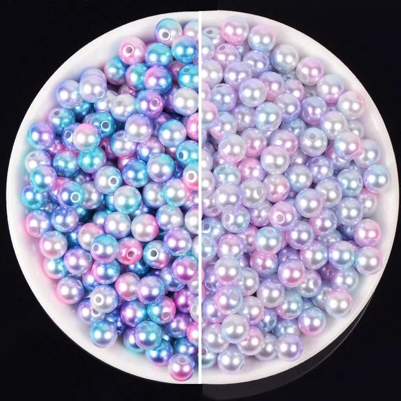 DIY Perforated Handmade Accessories Accessories Accessories Small Loose Beads Magic Color Man Fish Pearl Crystal Gum Accessories Accessories