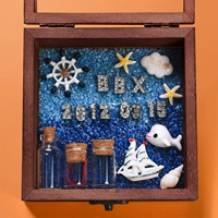 Синий океан-ретро цвет