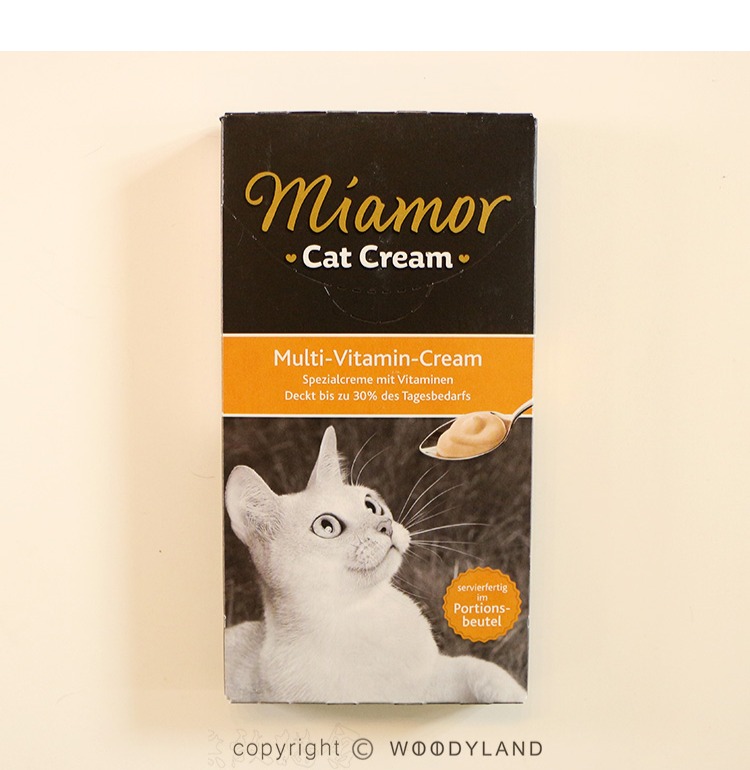 Woody | Đức Miamor Miami Ami Miami Kem mèo Dải / Mèo trẻ / Malt Hair Cat Snack hạt cho mèo