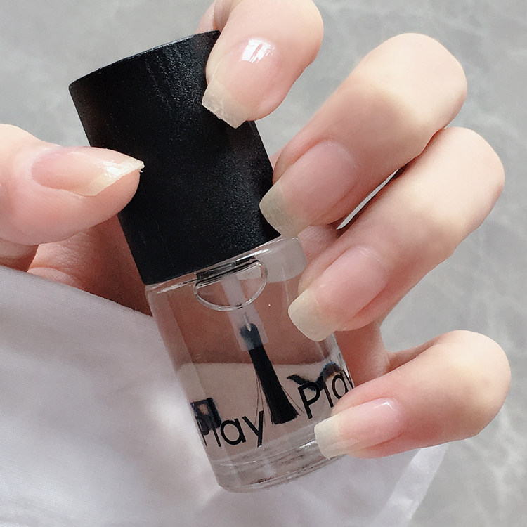 Free Baking Light Oil Transparent Protection Nail Polish Nail Polish Quick Dry Long Lasting Healthy Color Frosted Seal Layer Student Women Complete