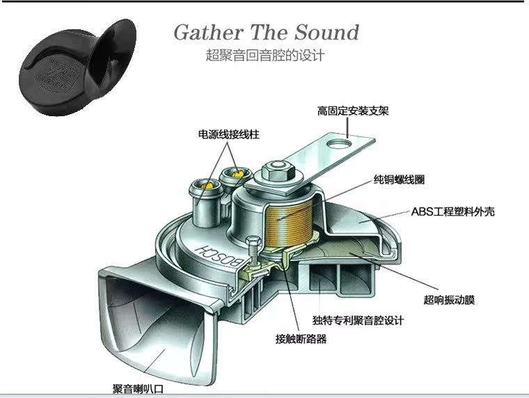 Sonnette de vélo klaxon électrique - Ref 1453741 Image 9