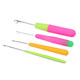 Tongue crochet tool plastic handle hook small sweater knitting needle slender tongue hook seal tongue hook ສົ່ງຟຣີ