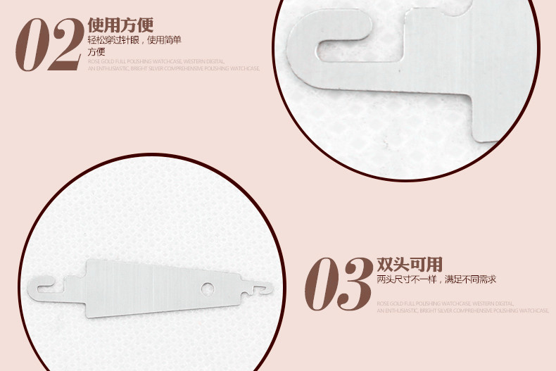 công cụ bằng tay công cụ phụ kiện kim khâu dây thép không gỉ tiện ren dẫn pin chuyên dụng - Công cụ & phụ kiện Cross-stitch mua tranh chữ thập về thêu
